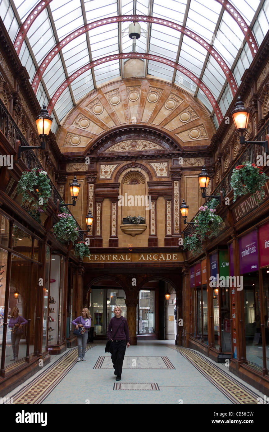 Central Arcade Newcastle Stock Photo Alamy