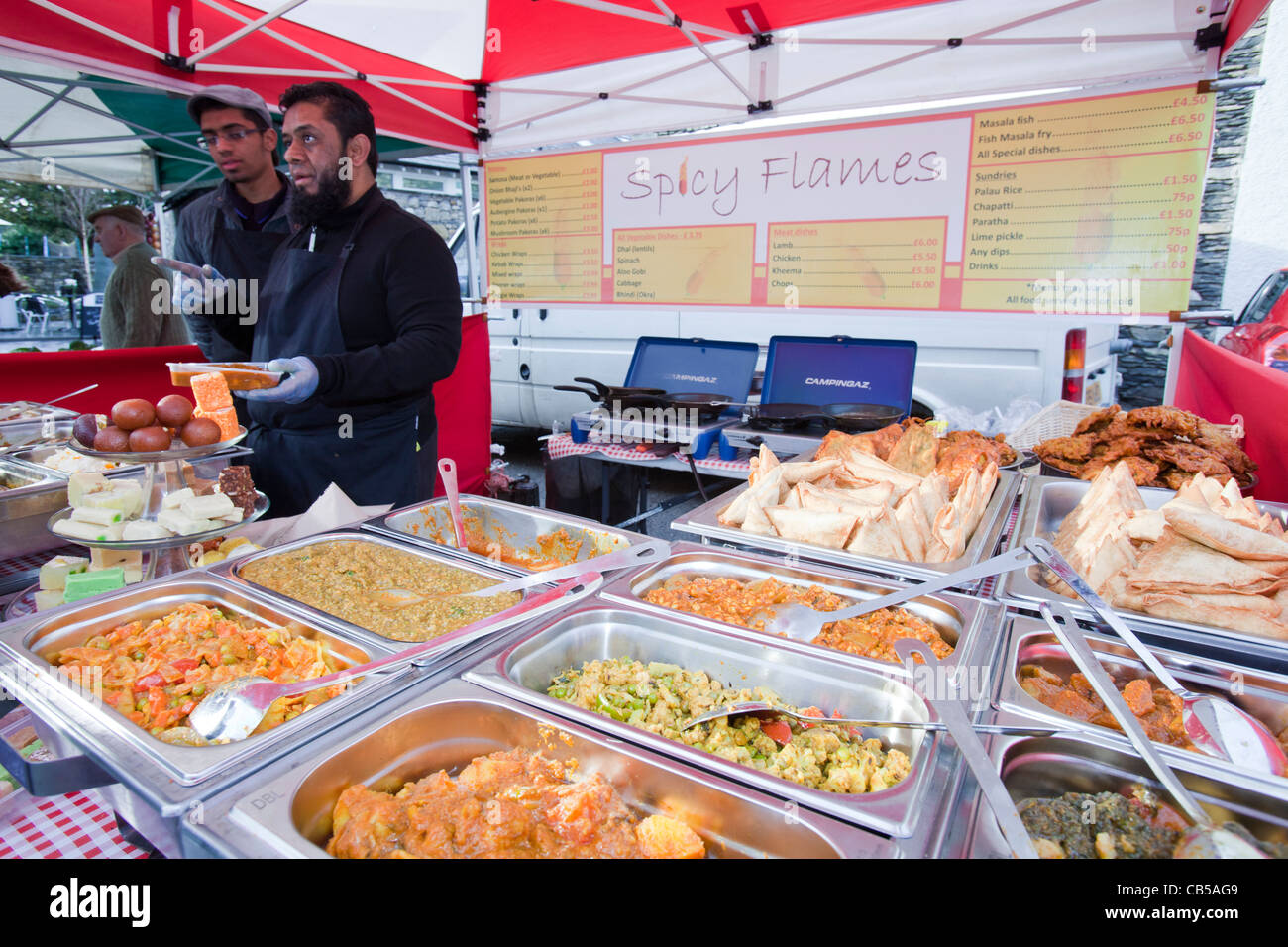 Indian food stall hires stock photography and images Alamy