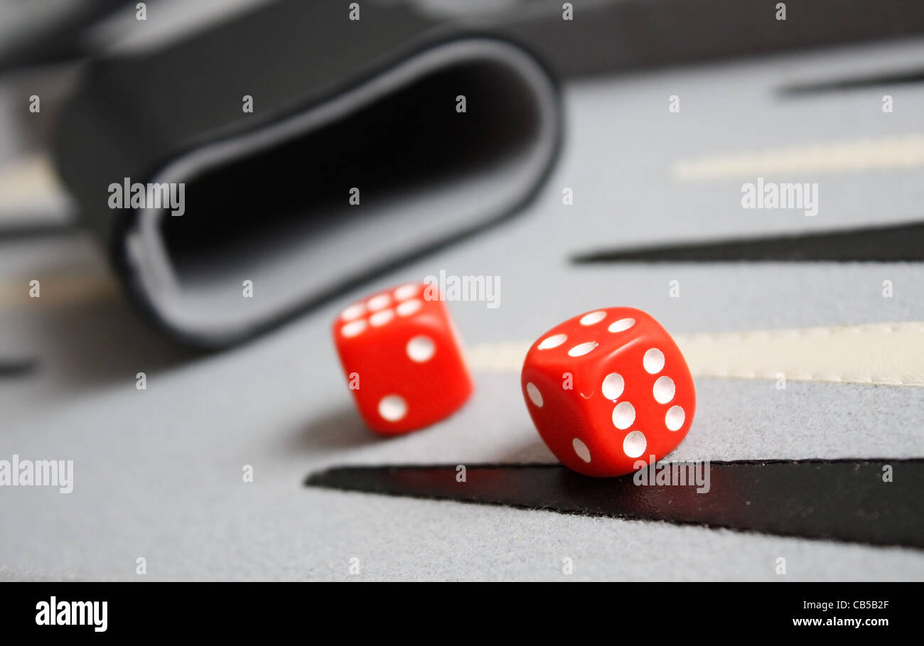 Backgammon Stock Photo