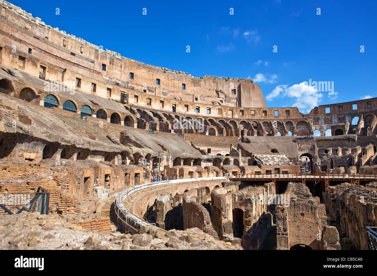 Italy. Rome. The ancient Collosseo Stock Photo