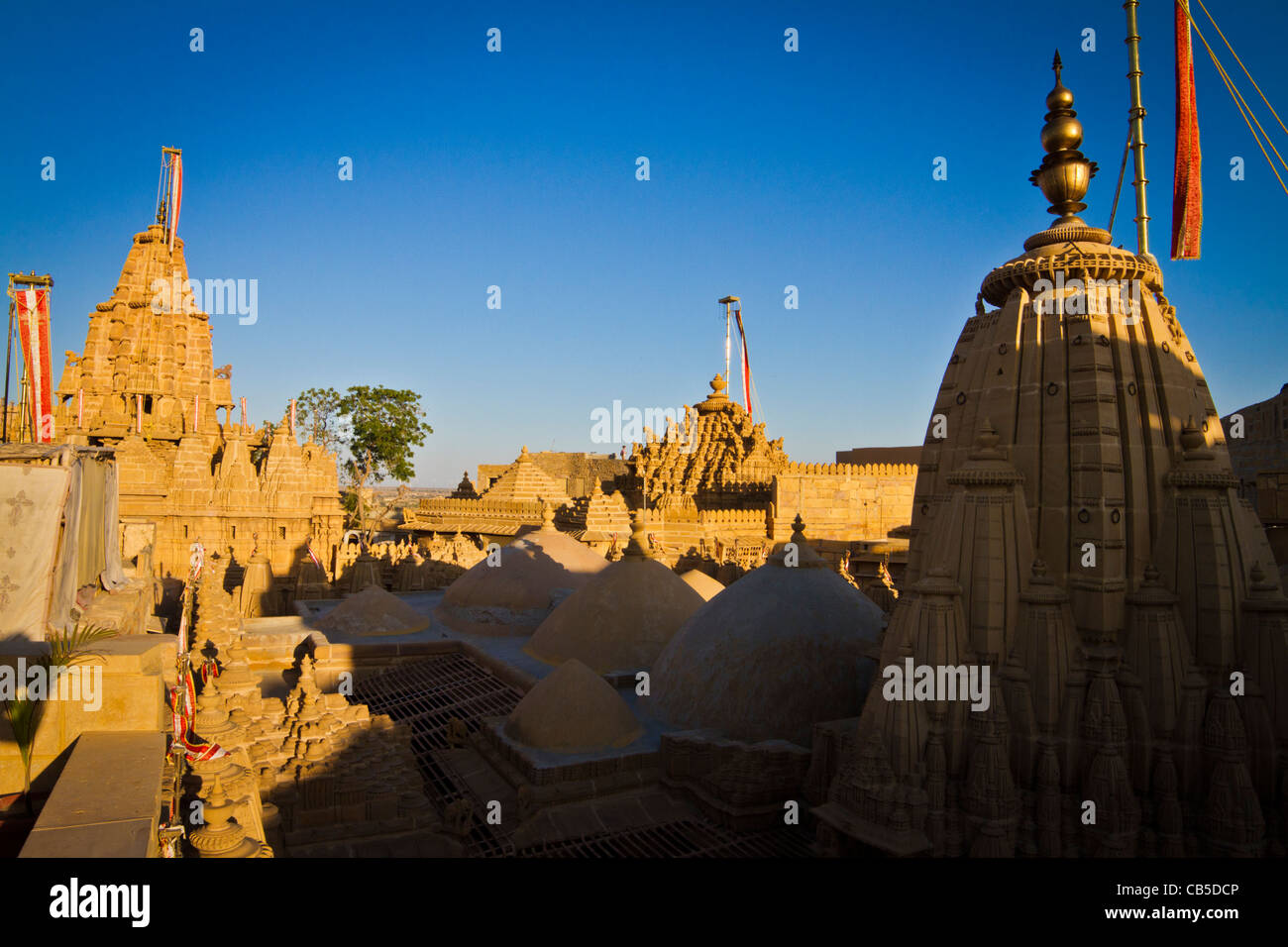 The street of the stunning Jaisalmer Fort in Rajastan, India Stock Photo