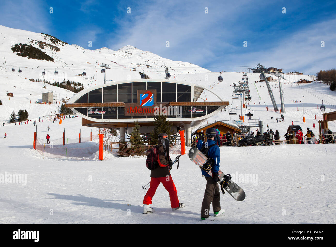 Les menuires hi-res stock photography and images - Alamy