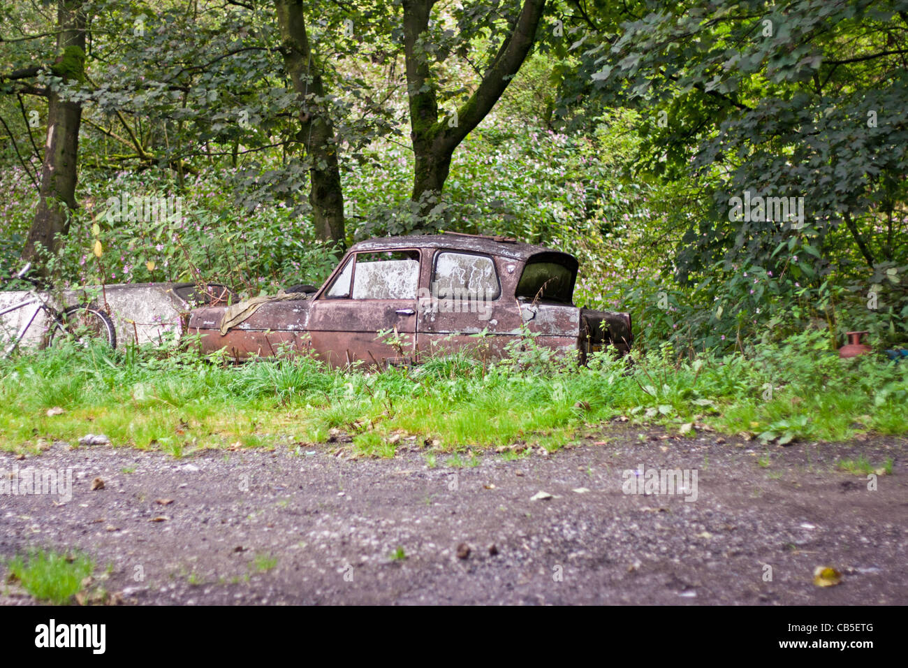 Car dumped hi-res stock photography and images - Alamy