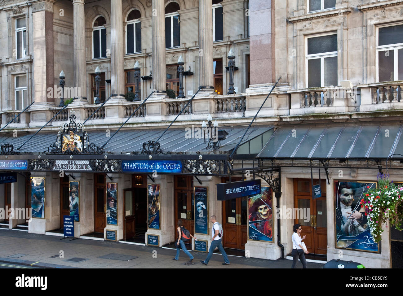Her Majesty's Theatre, London England Stock Photo