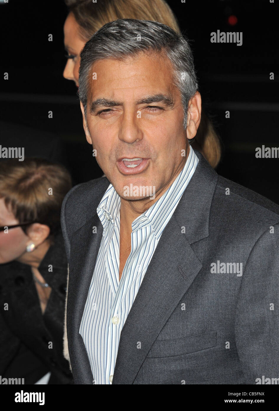 George Clooney at the Los Angeles premiere of his new movie 