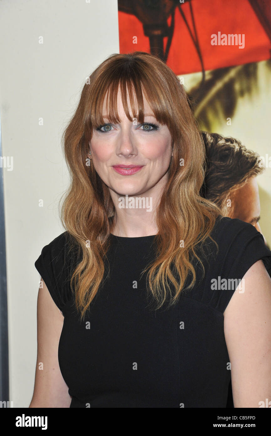 Judy Greer at the Los Angeles premiere of her new movie 'The Descendants' at the Samuel Goldwyn Theatre in Beverly Hills. Stock Photo