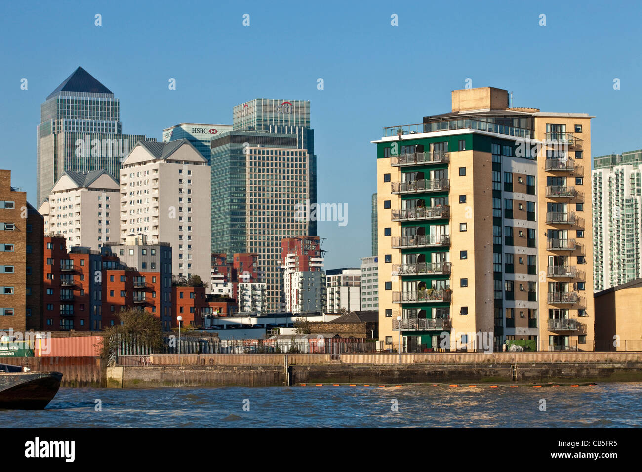Riverside Apartments, Docklands, London, England Stock Photo Alamy