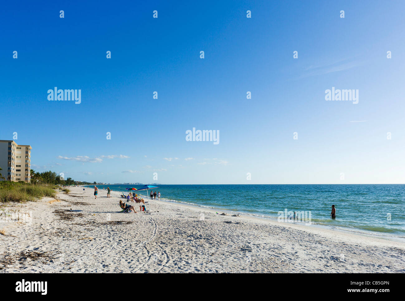 Barefoot Beach, Bonita Springs, Gulf Coast, Florida, USA Stock Photo