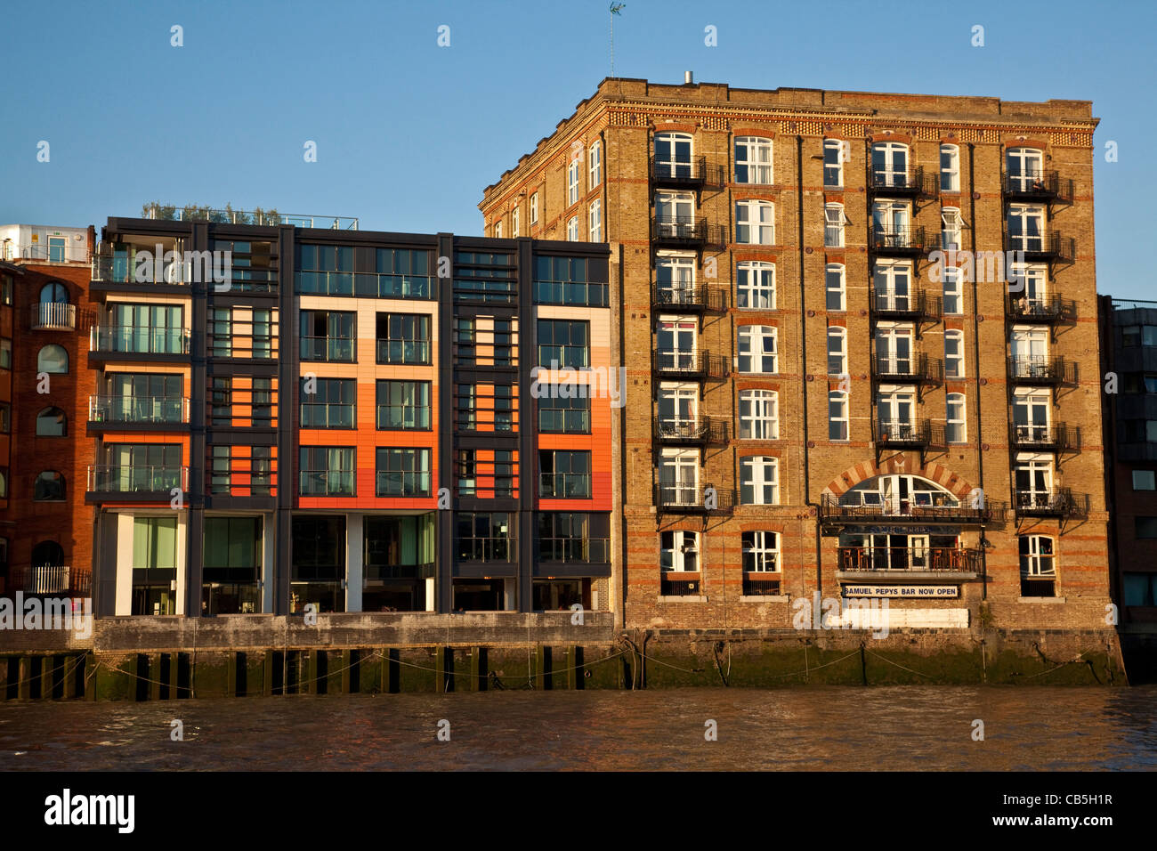 Riverside Apartments, London, England Stock Photo Alamy
