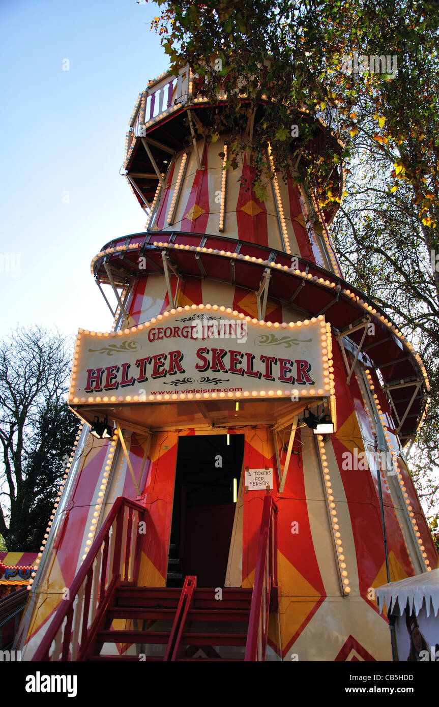 Helter Skelter at 'Winter Wonderland' in Hyde Park, City of Westminster, London, Greater London, England, United Kingdom Stock Photo