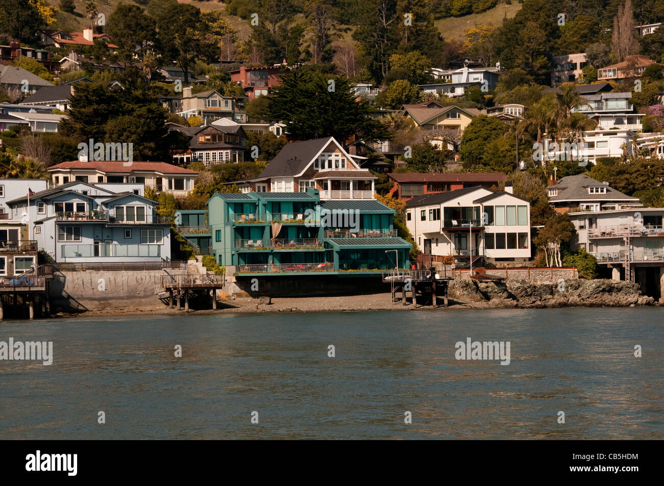 Tiburon Houses, Waterfront, near San Francisco, California, USA. Photo copyright Lee Foster