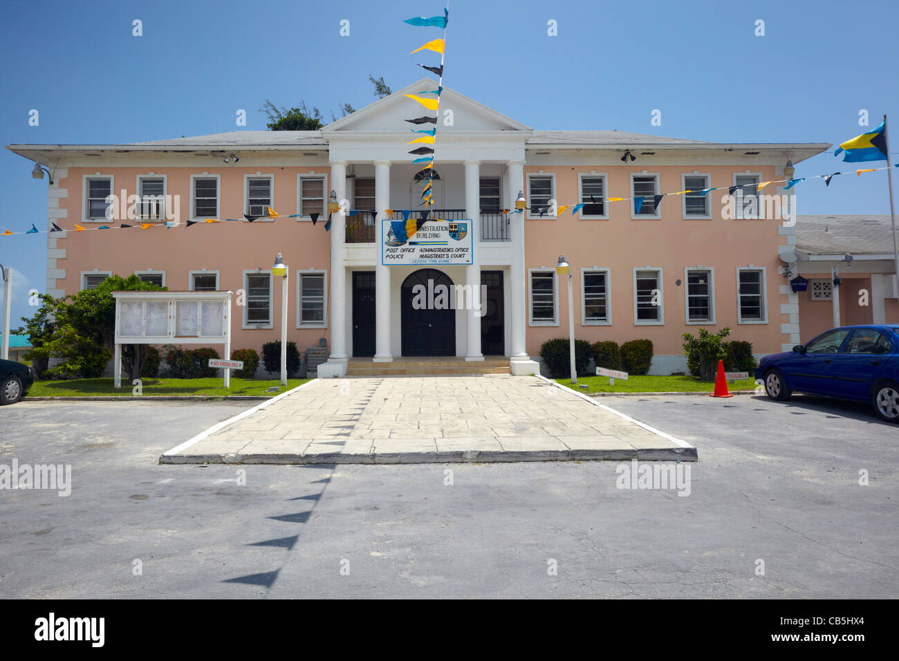 Administration Building and Post Office, Exuma Island, The