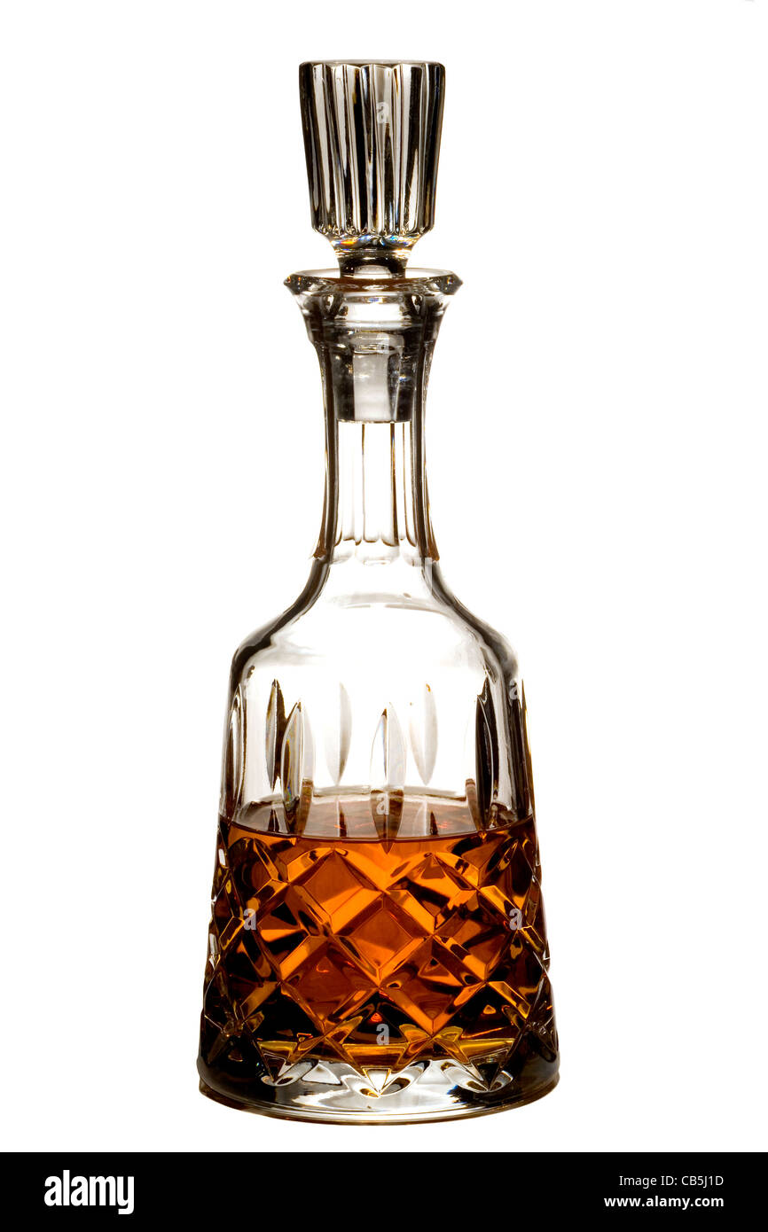 Cognac decanter brandy decanter hi-res stock photography and