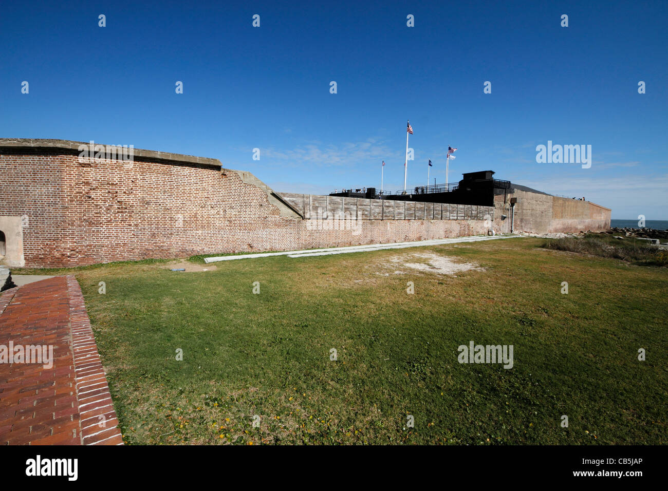 Fort Sumter National Monument in Charleston, South Carolina, where the ...