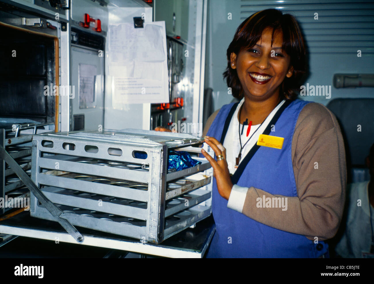 Dubai Uae Emirates Airline Cabin Crew Flight Attendant Stock Photo