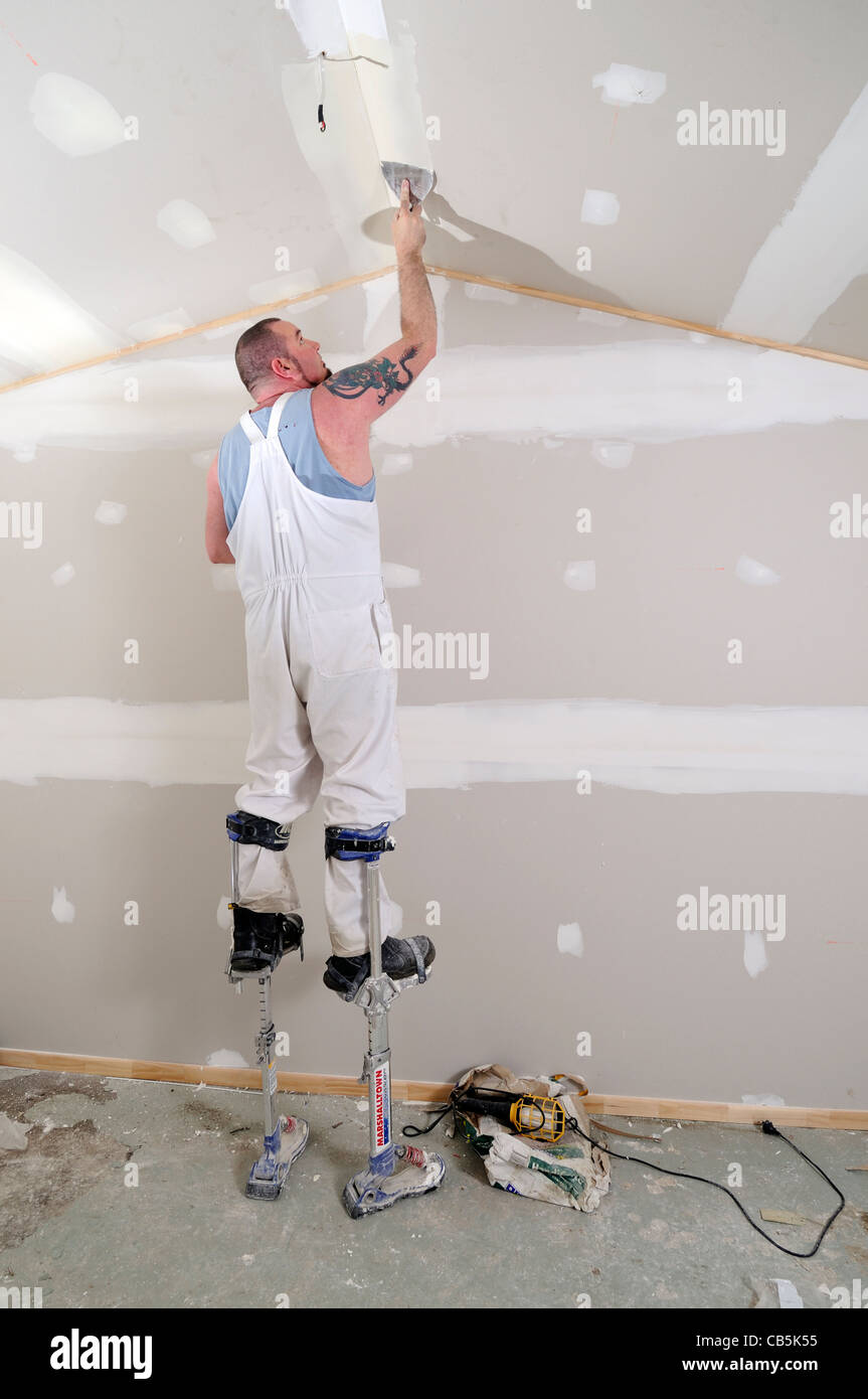 Plastering Ceiling High Resolution Stock Photography and Images Alamy