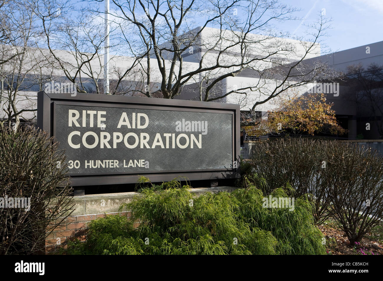 The Rite Aid Corporation corporate headquarters.  Stock Photo