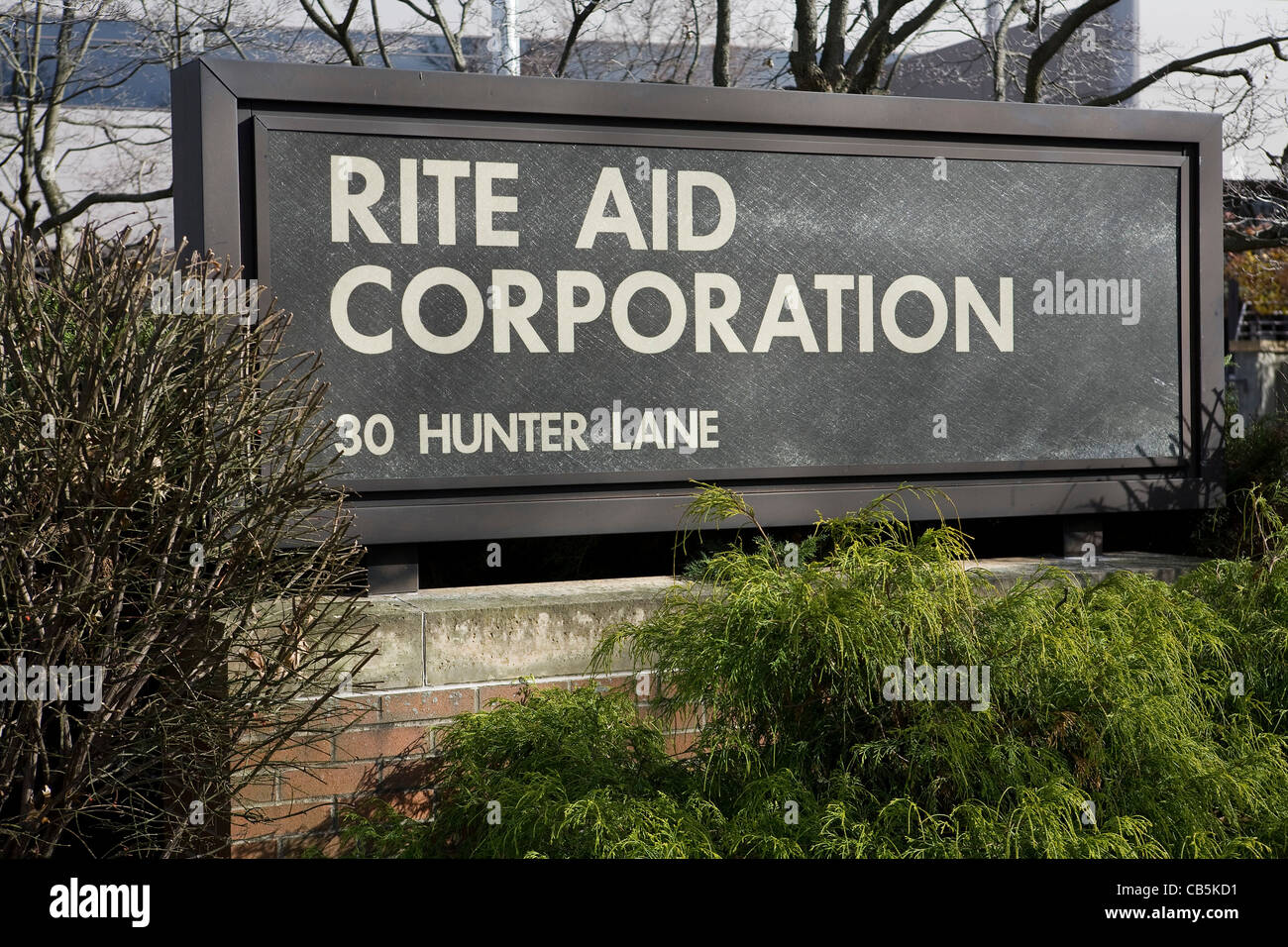 The Rite Aid Corporation corporate headquarters.  Stock Photo