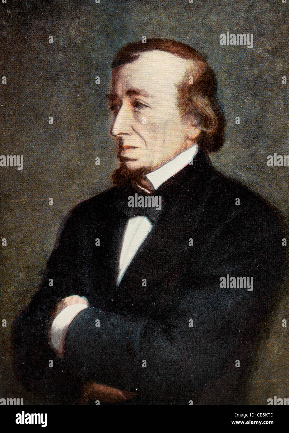 Portrait Of Benjamin Disraeli First Earl Of Beaconsfield 1804-1881 ...