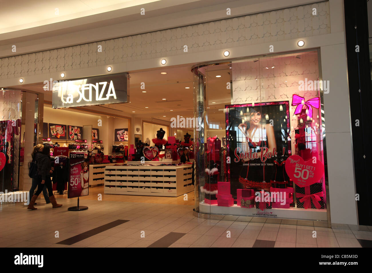 La Senza sexy lingerie store in Fairview park mall, Kitchener