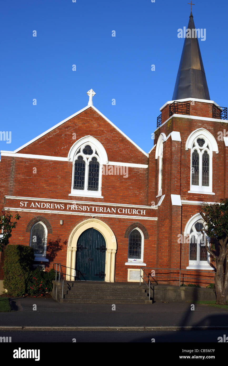 St Andrews Presbyterian Church, Invercargill, Southland, New Zealand Stock Photo