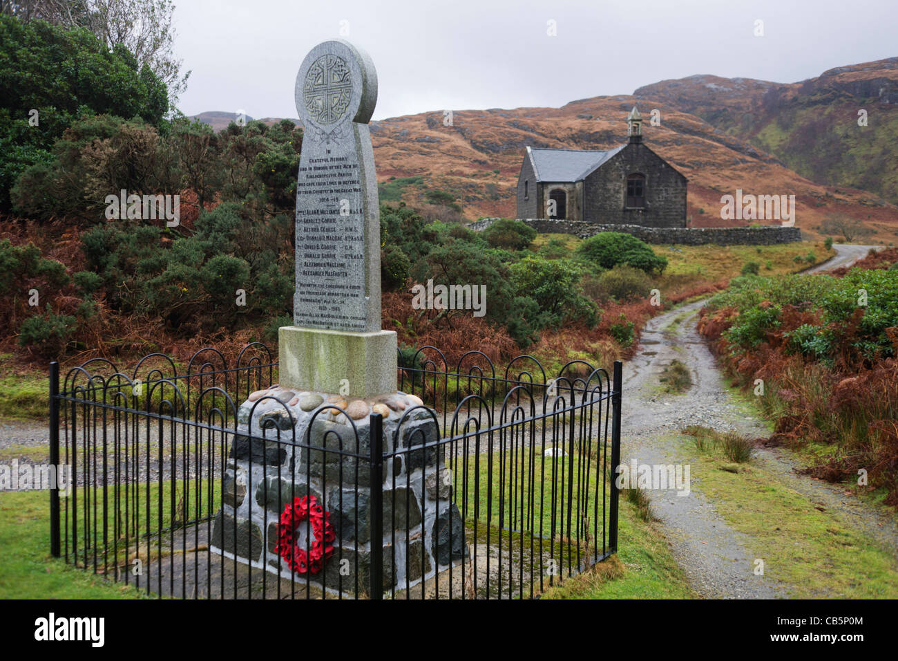 First World War Memorial To Those Killed In The Parish Of Kinlochspelve 