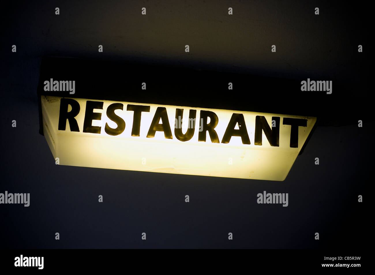 Restaurant sign,background, blue, business, chain, door, fashioned