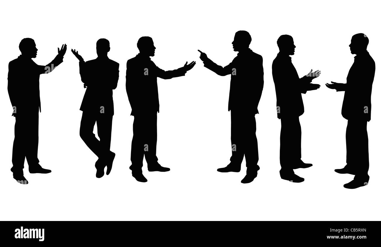 businessmen isolated on the white background Stock Photo - Alamy