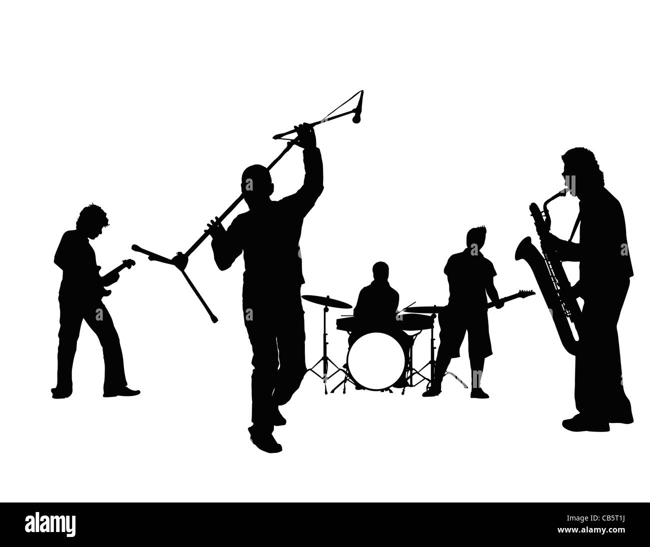 Drums silhouette black and white stock photos images alamy