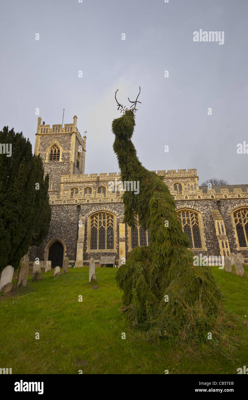 Stratford st Mary church Suffolk England UK Stock Photo