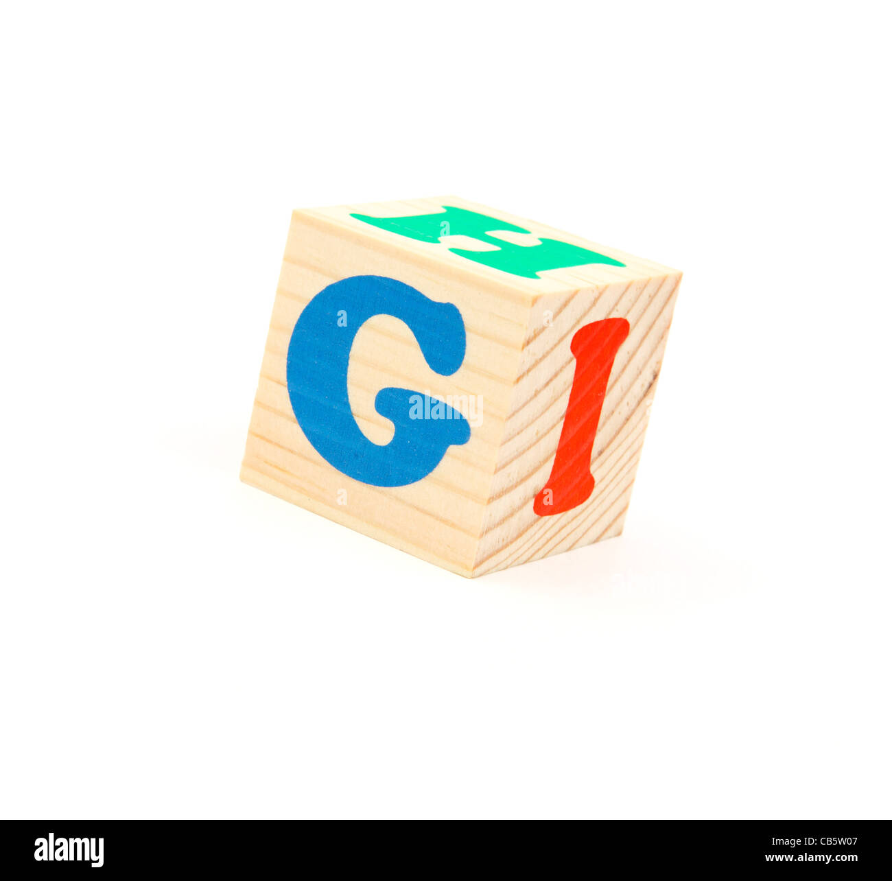 child brick with letter G, isolated on white background Stock Photo - Alamy