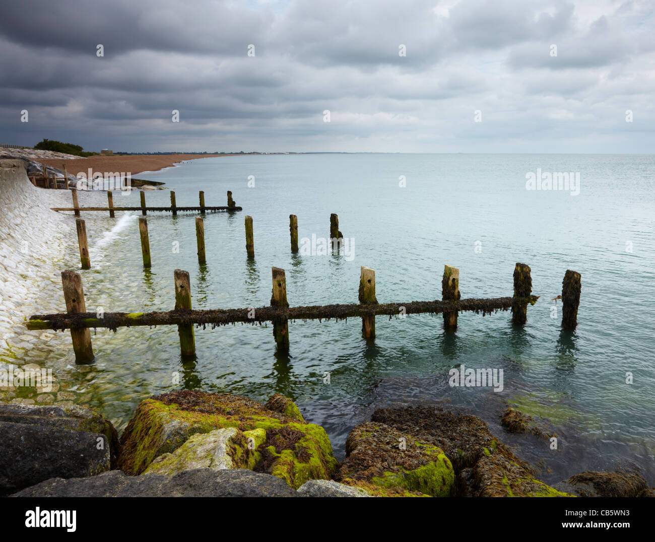 The Suffolk Coast at Bawdsey Stock Photo