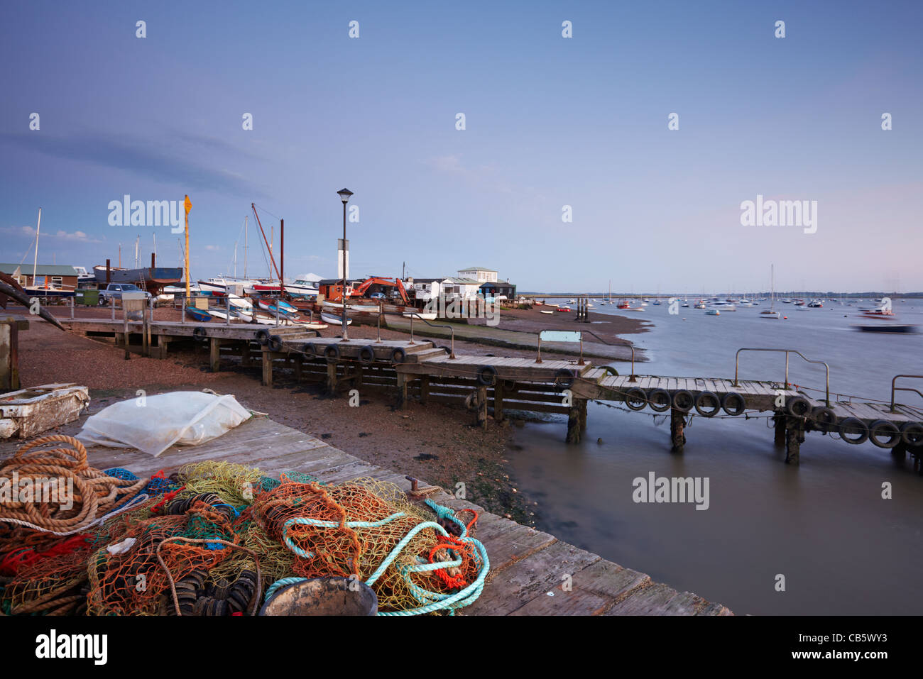 A view of Felixstowe Ferry on the Suffok Coast Stock Photo Alamy