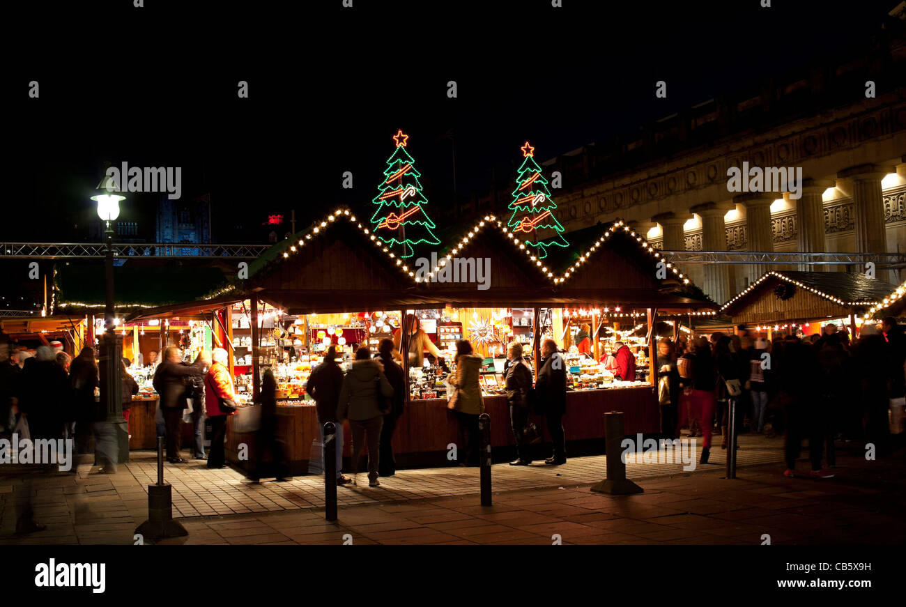 Edinburgh Christmas German Market, Scotland, UK, Europe 2011 Stock Photo