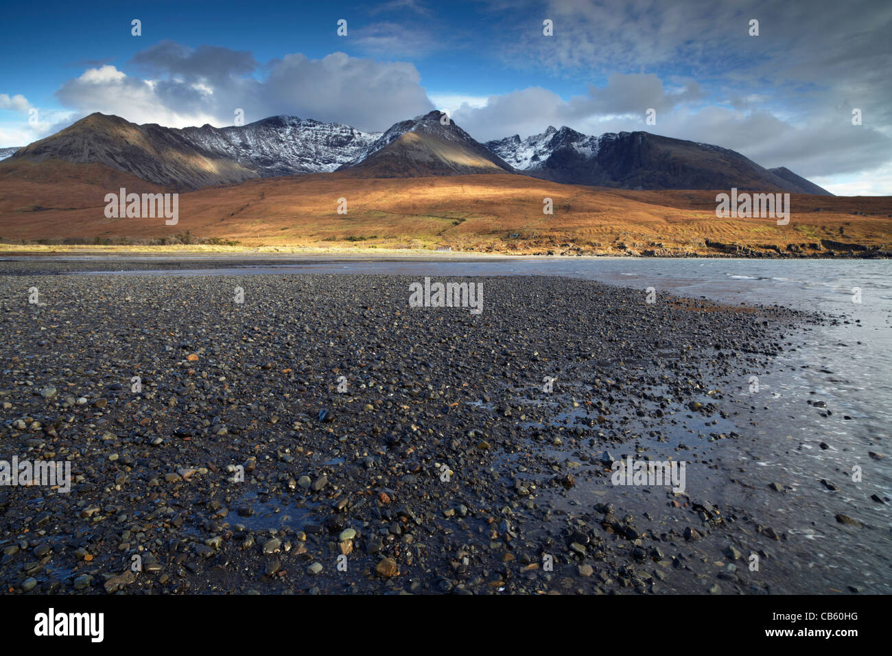 Isle of Skye scenery from the Loch Brittle shoreline Stock Photo Alamy