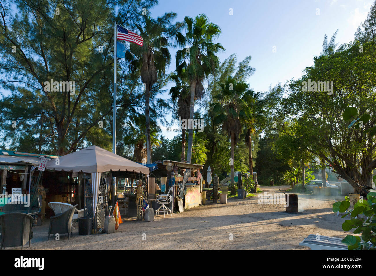 Jimbo's Place, a popular bar, film and tv location on Virginia Key