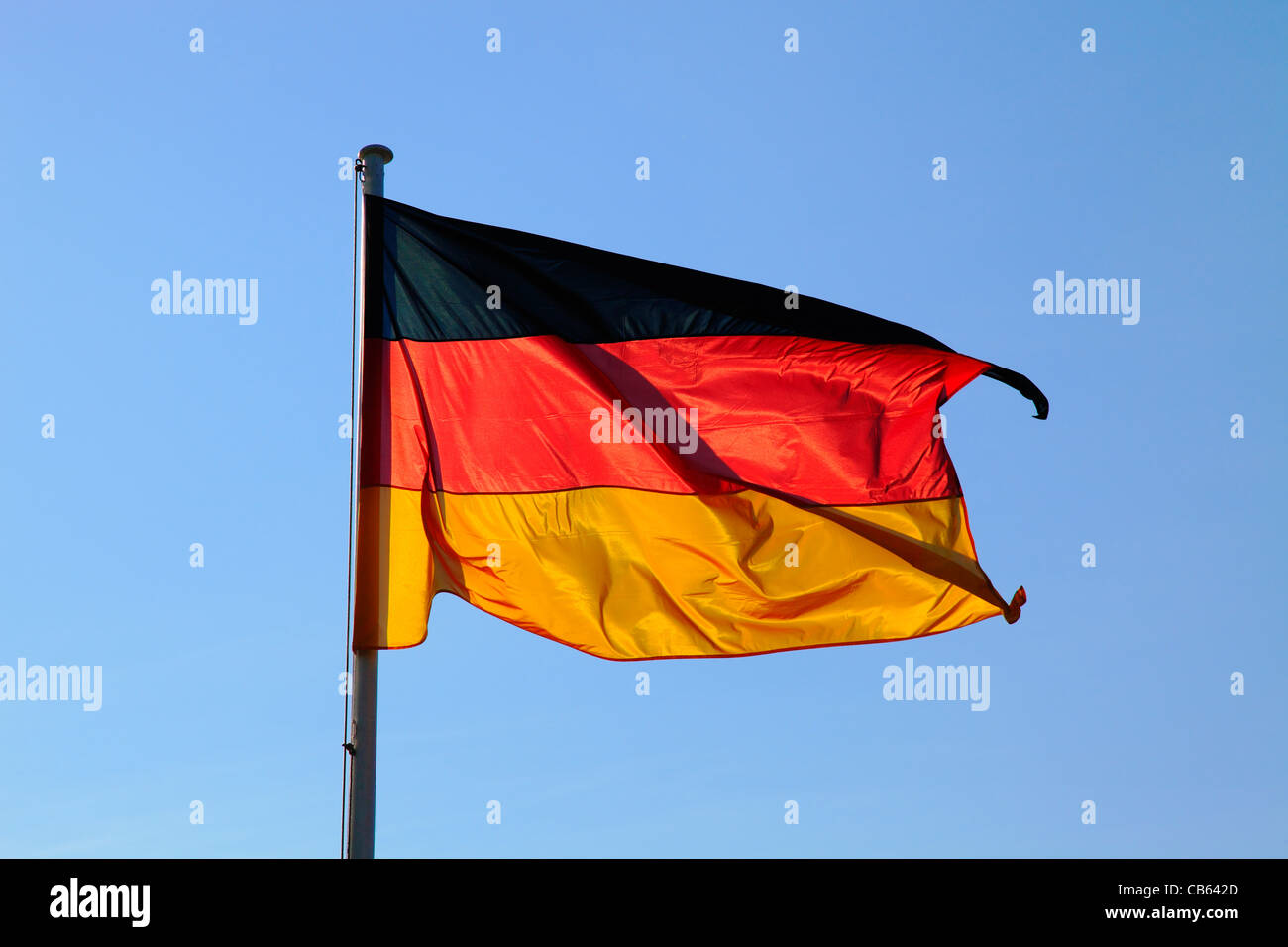 German national flag Stock Photo