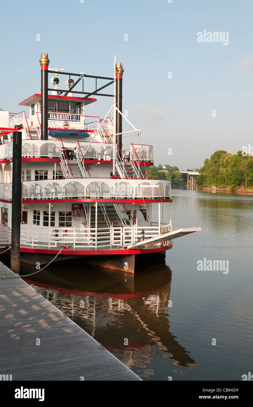 Alabama, Montgomery, Harriott II riverboat, Alabama River tour boat Stock Photo