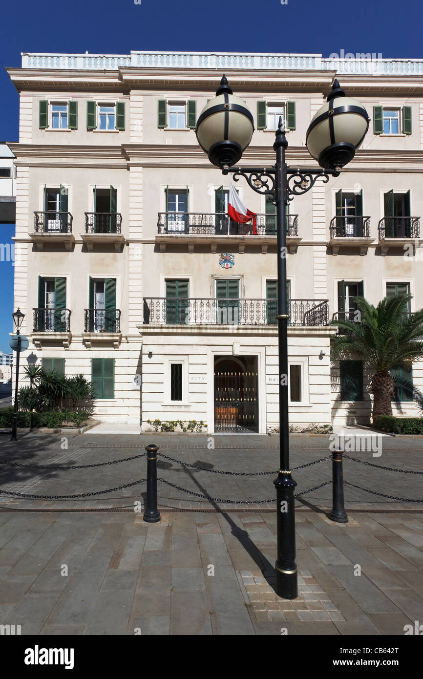 Gibraltar town City Hall Stock Photo Alamy