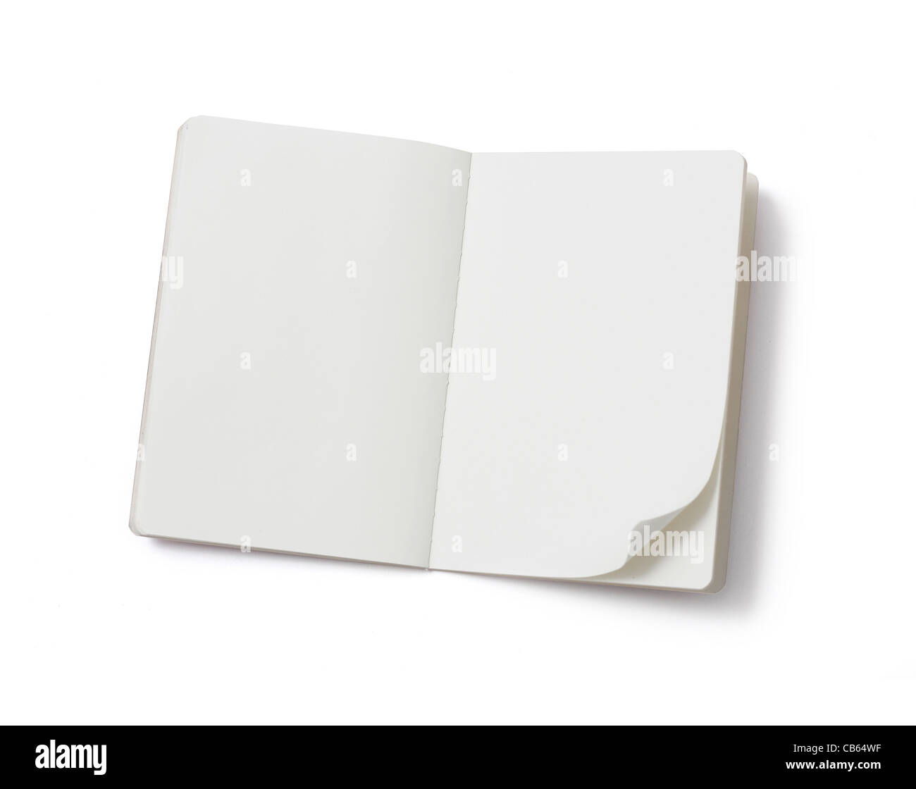 Blank notebook Stock Photo