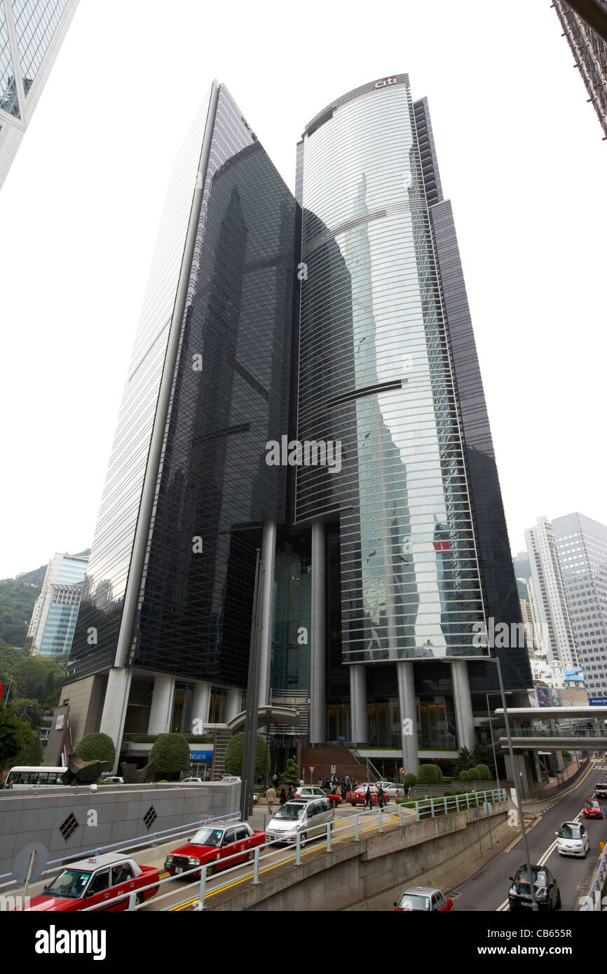 citibank and icbc plaza towers central district, hong kong island, hksar, china Stock Photo