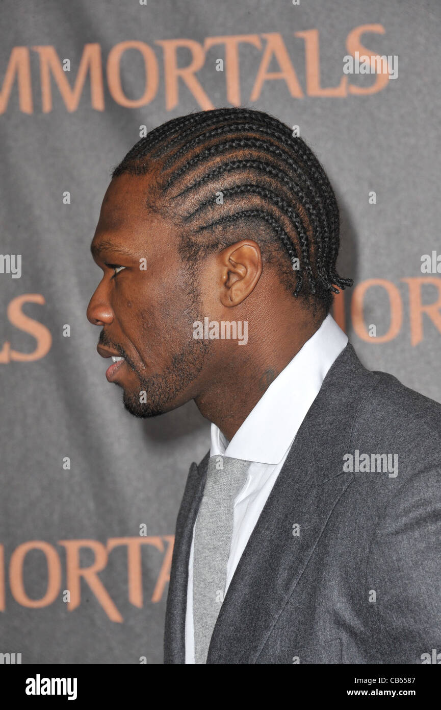 Curtis "50 Cent" jackson at the world premiere of "Immortals" at the Nokia  Theatre L.A. Live in downtown Los Angeles Stock Photo - Alamy