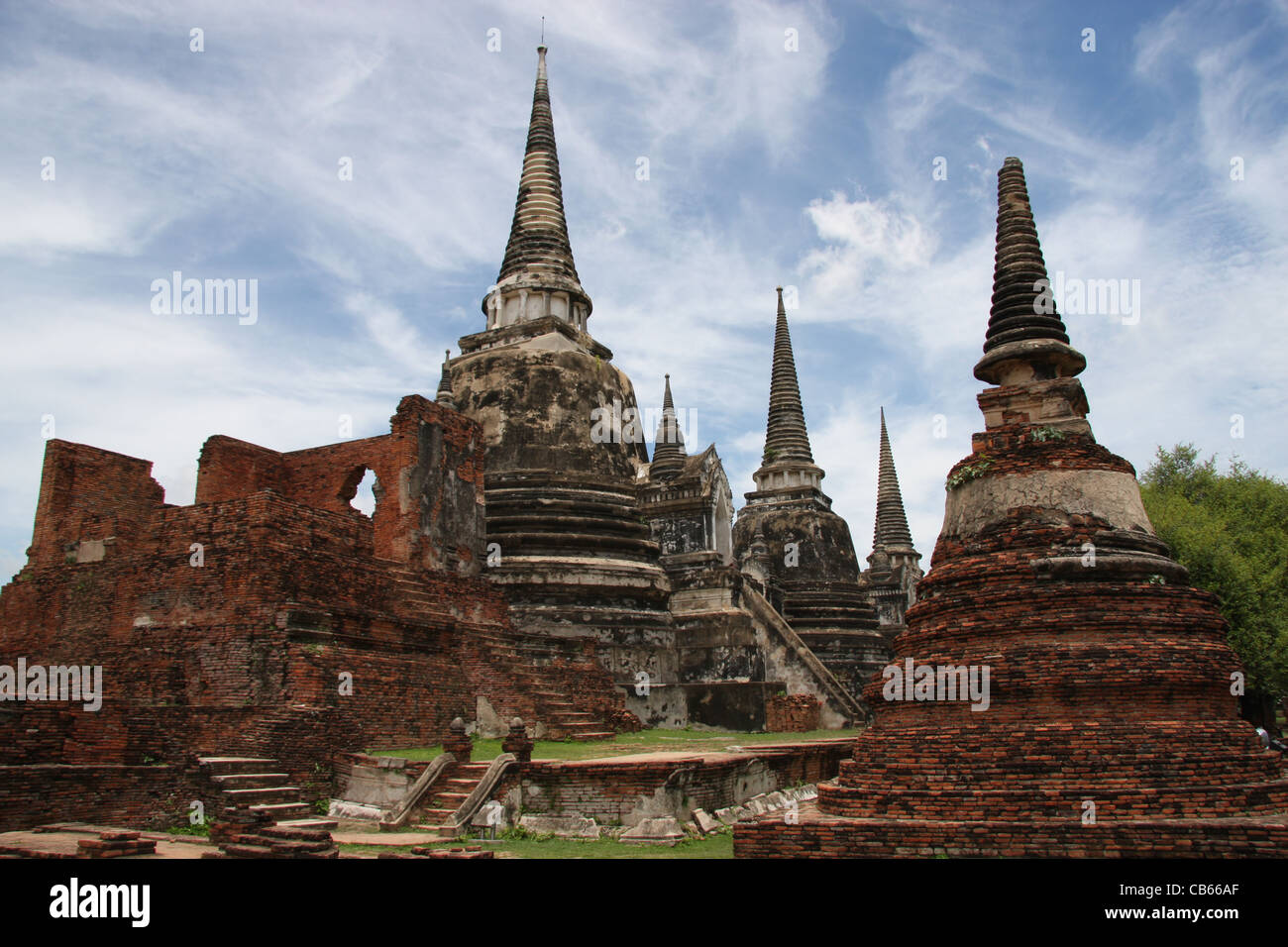 ayutthaya-historical-park-thailand-stock-photo-alamy