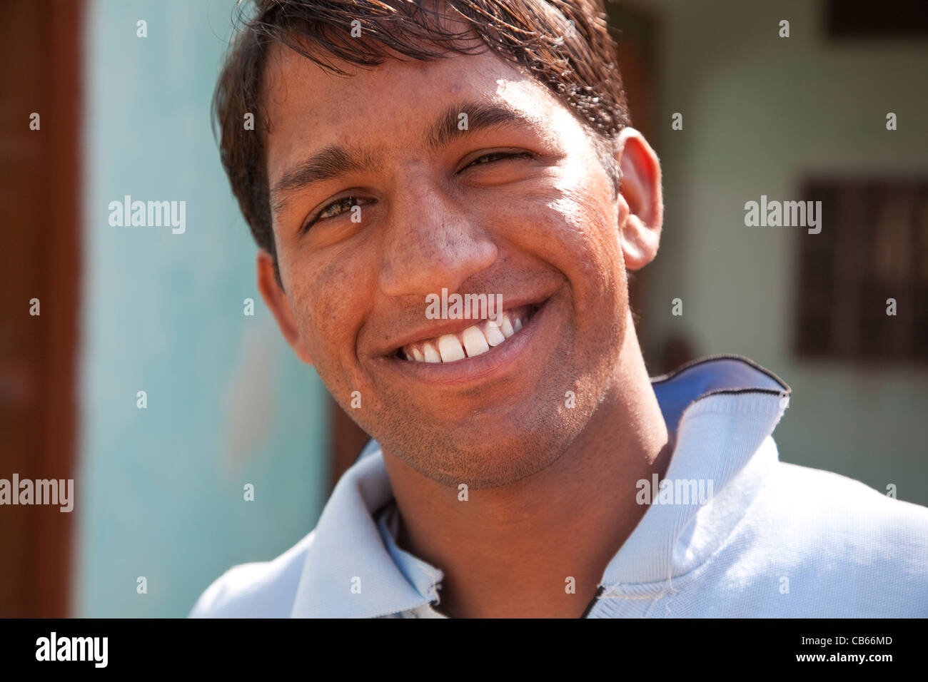 Handsome young man india village hi-res stock photography and images ...