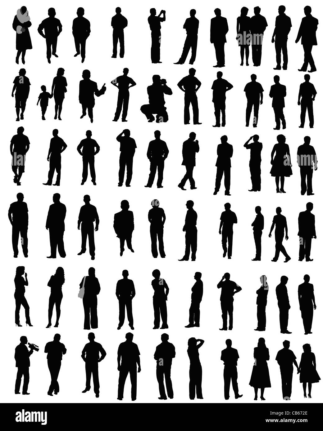Suite silhouettes High Resolution Stock Photography and Images - Alamy