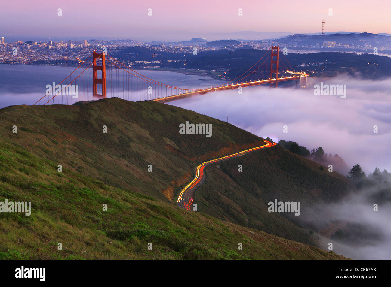 The Golden Gate Bridge Stock Photo