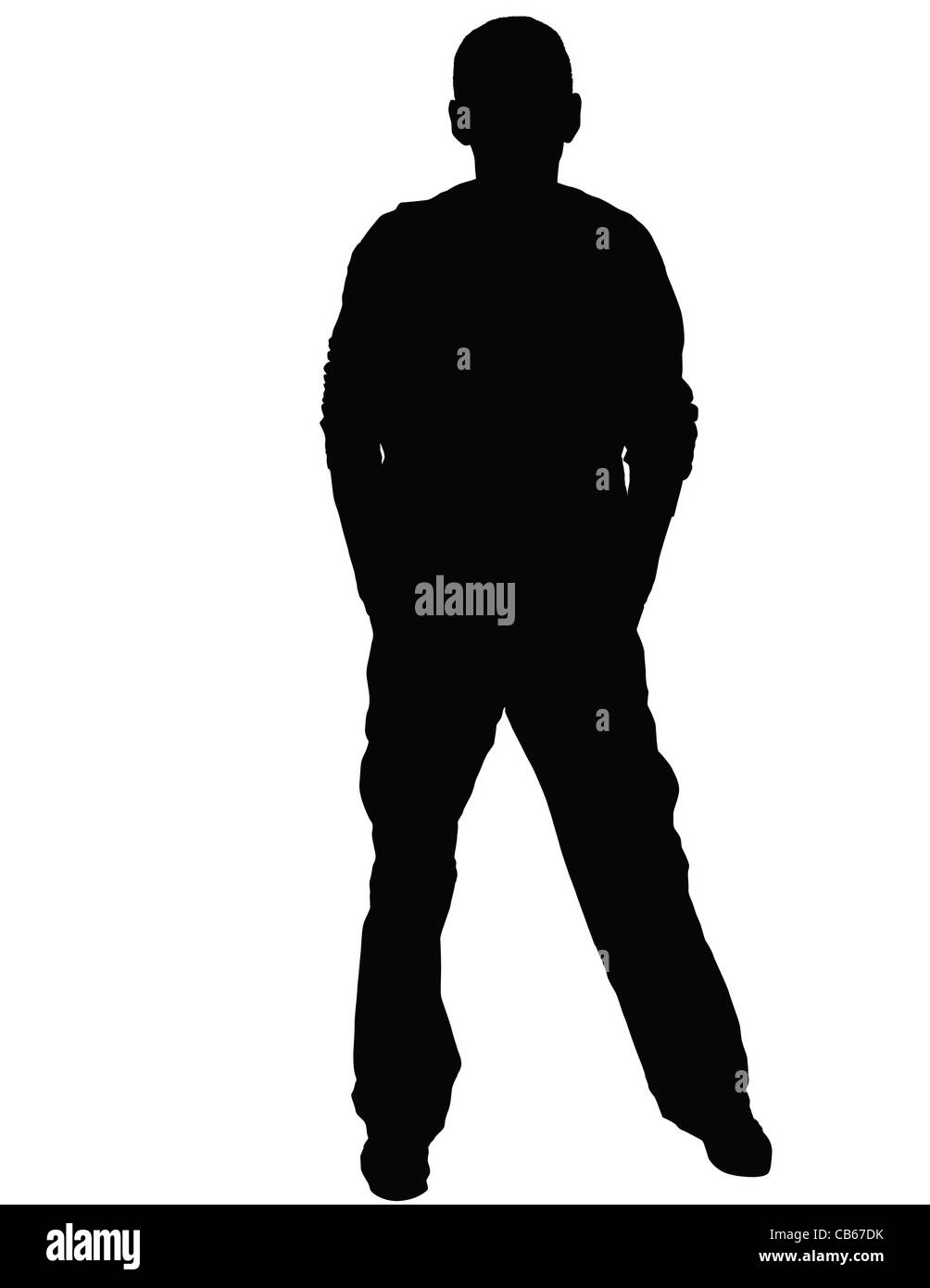 young man isolated on the white background Stock Photo - Alamy