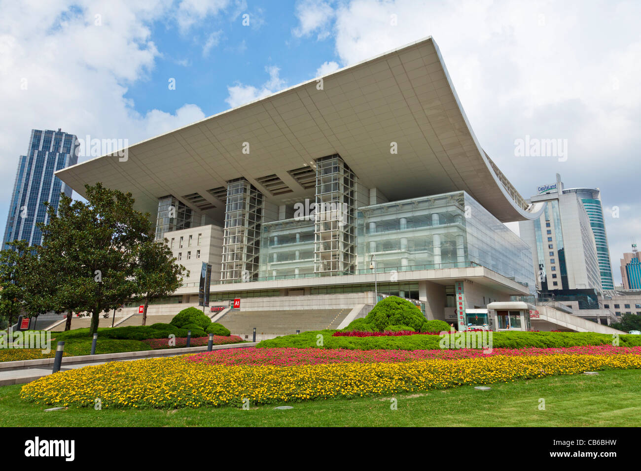 Shanghai Grand Theatre and Opera House  PRC, People's Republic of China, Asia Stock Photo