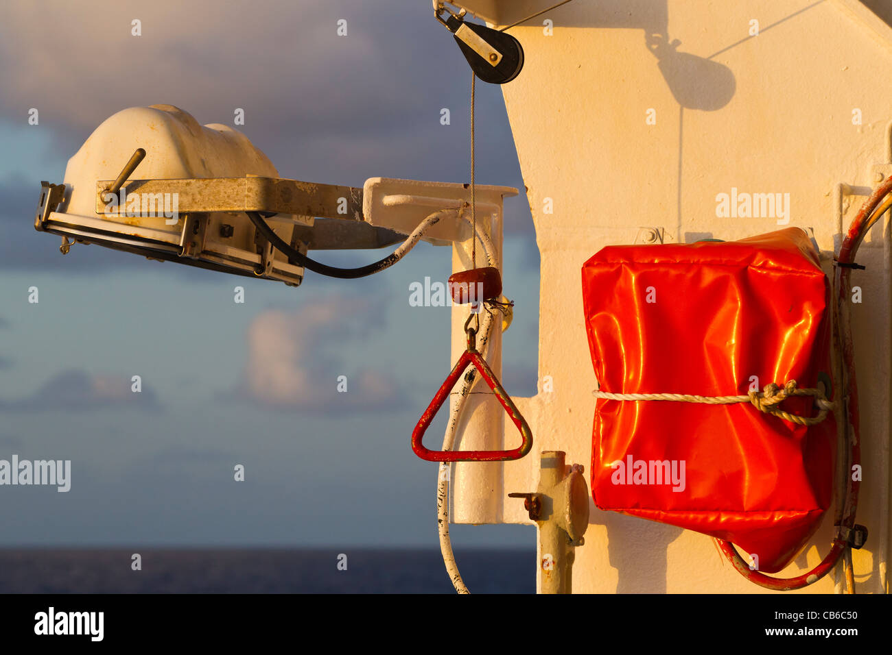 Light fitting on cruise ship Stock Photo Alamy