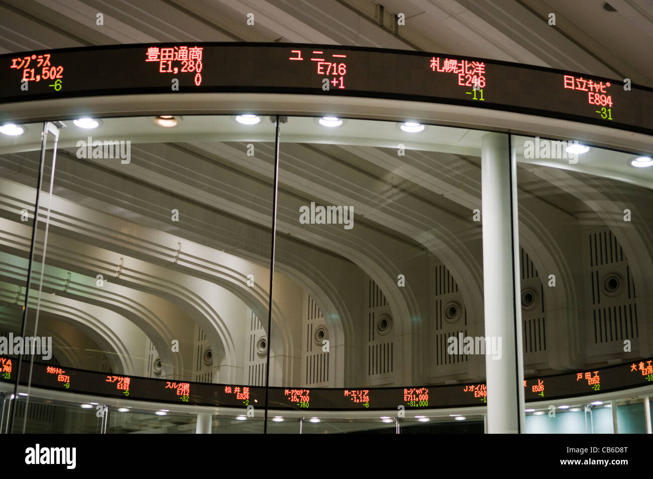 Tokyo Stock Exchange Tokyo Japan Stock Photo